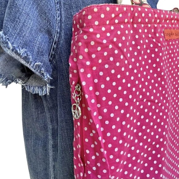 Bungalow 360 Butterflies Reversible Canvas Tote Bag Multicolor Women’s Large Bag - Picture 5 of 9